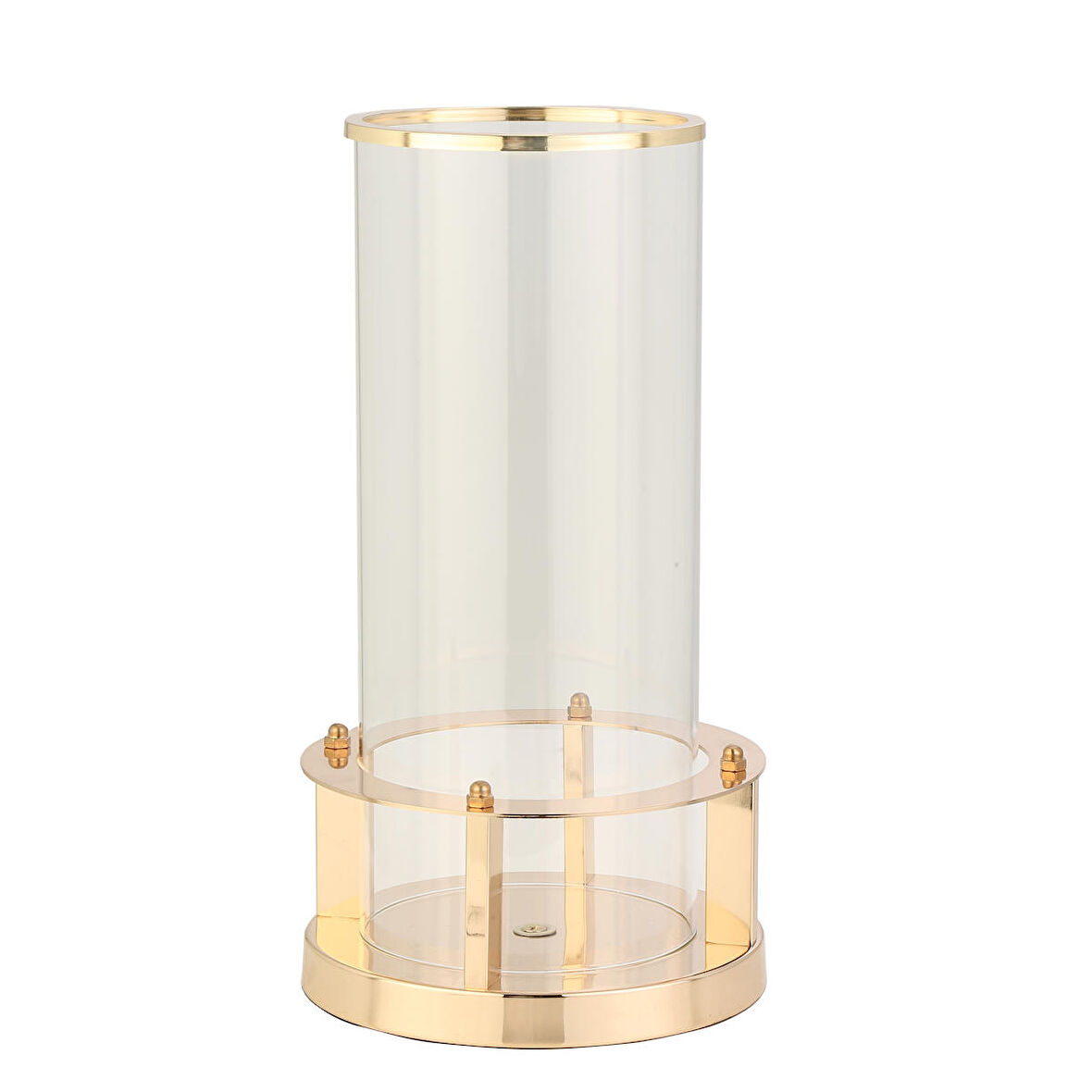 Vitale Carre Cam Mumluk Gold 19x19x35 cm AK.JD0088