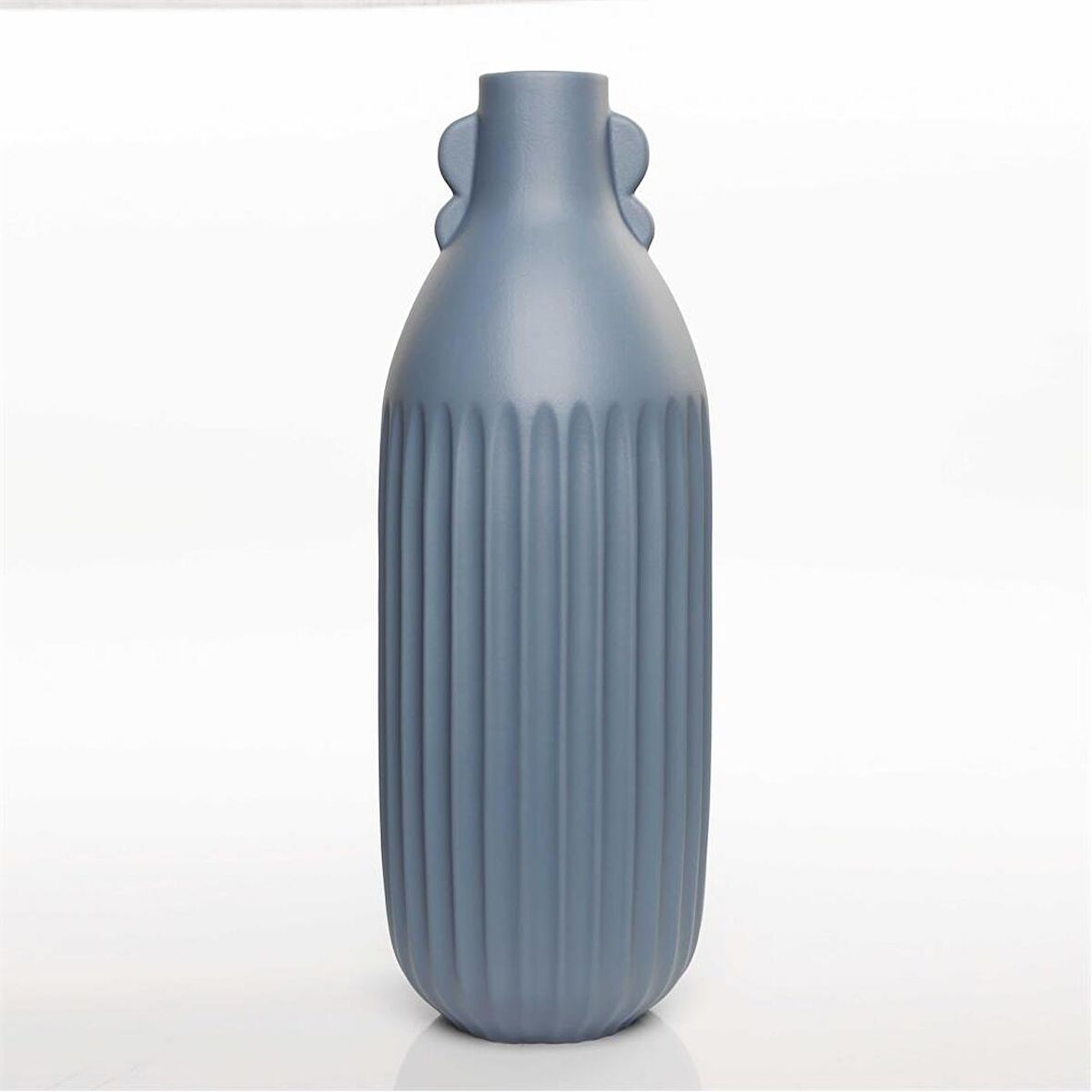 Vitale Antıque Mavi Vazo Büyük 14*14*45 Cm AK.JL0049