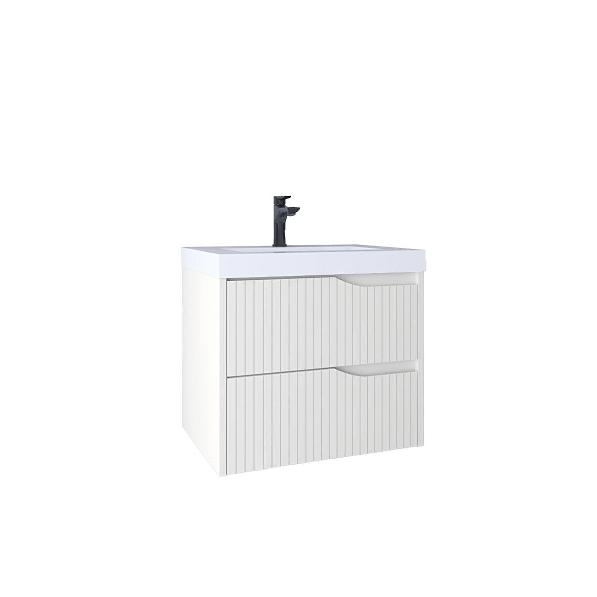 Kobos Infinity 60 cm Lavabo Dolabı White KB100031