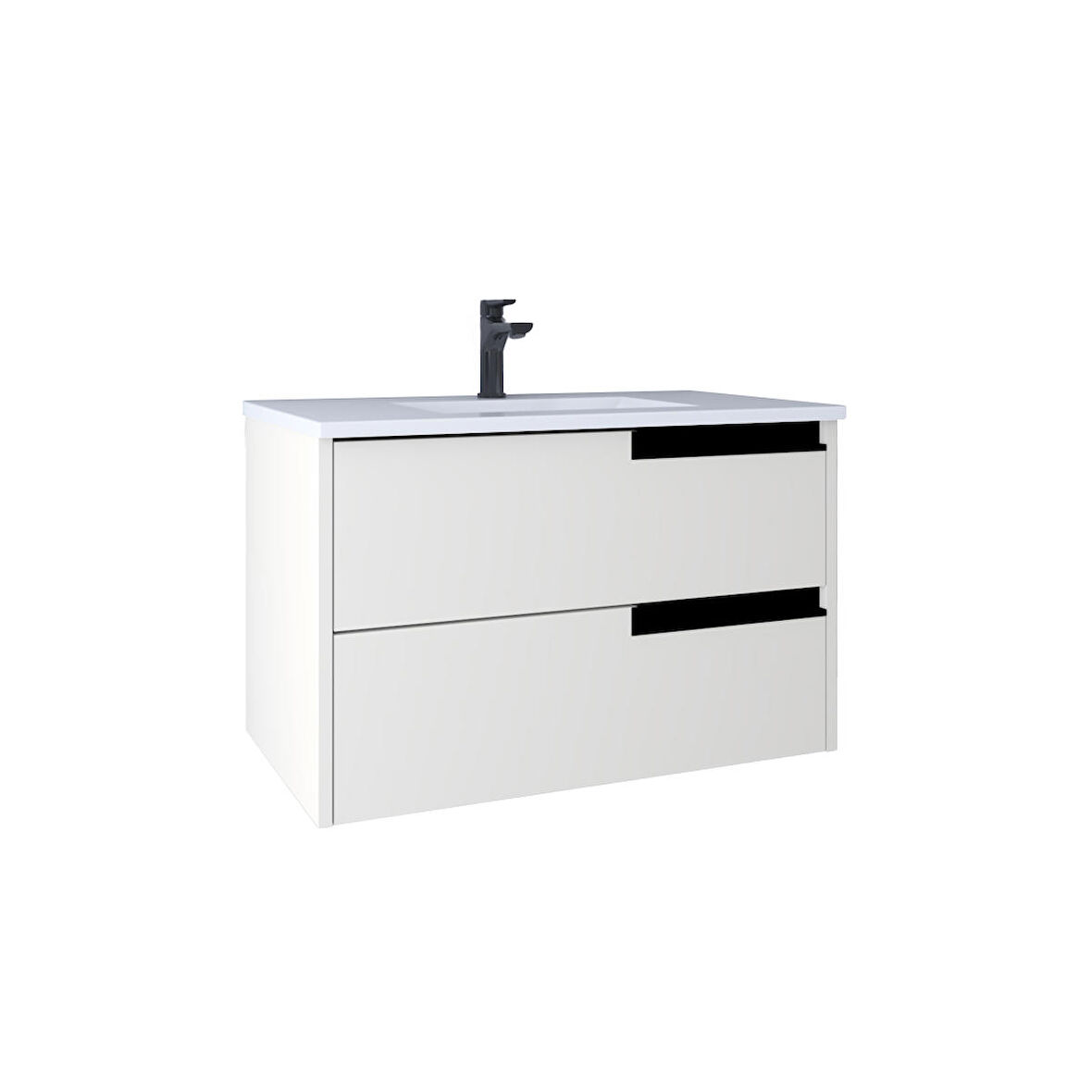 Kobos Eylül 80 cm Lavabo Dolabı Bianco KB100043