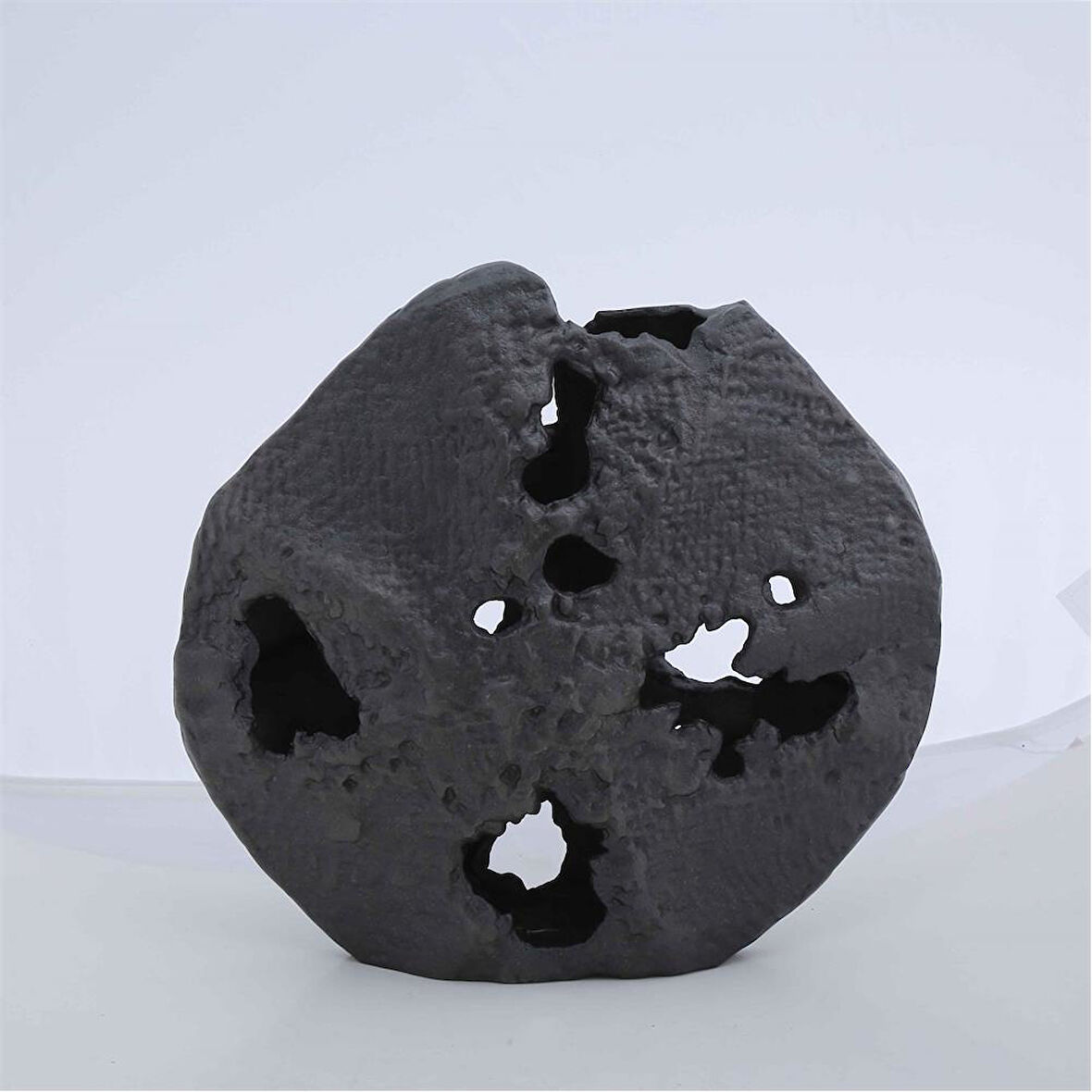 Vitale Metal Jüt Grey Vazo 9*24*22 cm