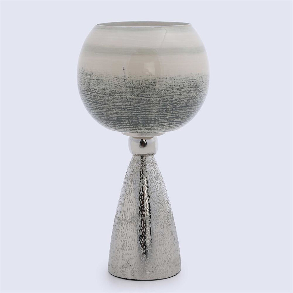 Vitale Sage Cam Metal Mumluk 11.5*11.5 cm