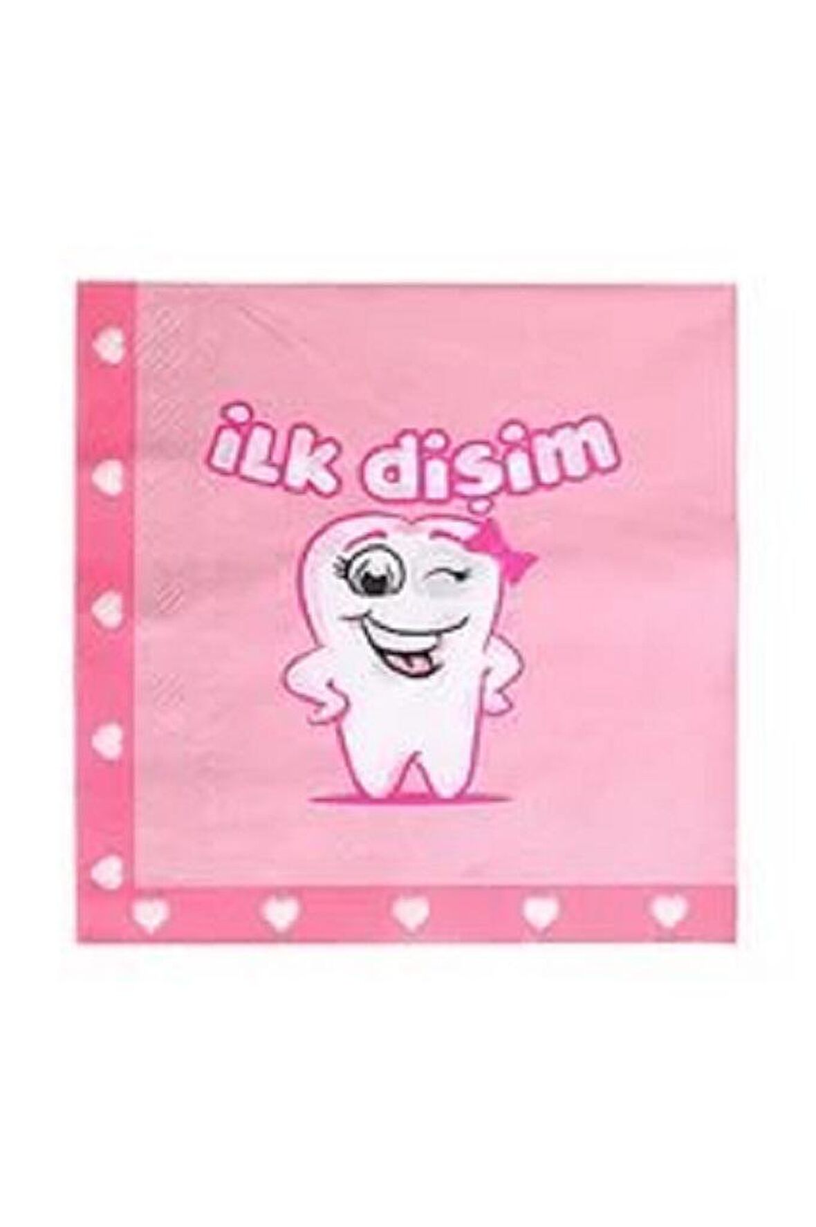 İLK DİŞİM PEÇETE PEMBE 20'Lİ
