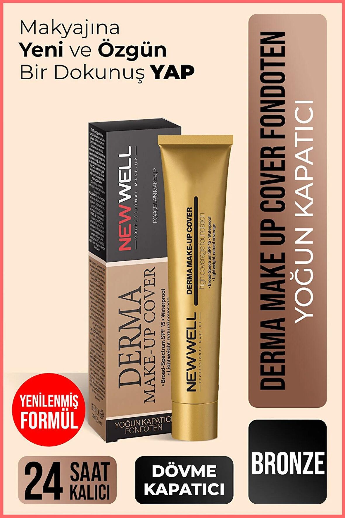 Derma Make-up Cover Foundation - Bronze