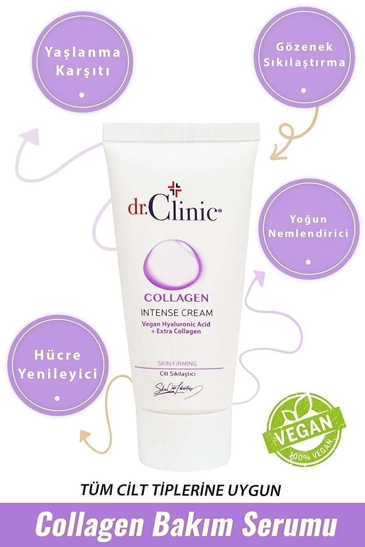 Collagen Kolajen Cilt Sıkılaştırıcı Bakım Kremi 50 ml