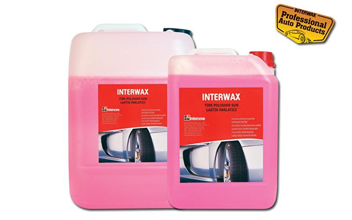 INTERWAX LASTİK PARLATICI SUN 25 KG