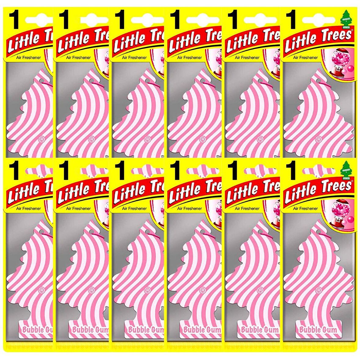 Little Trees Bubble Gum Sakız Aromalı Oto Kokusu 12 Adet