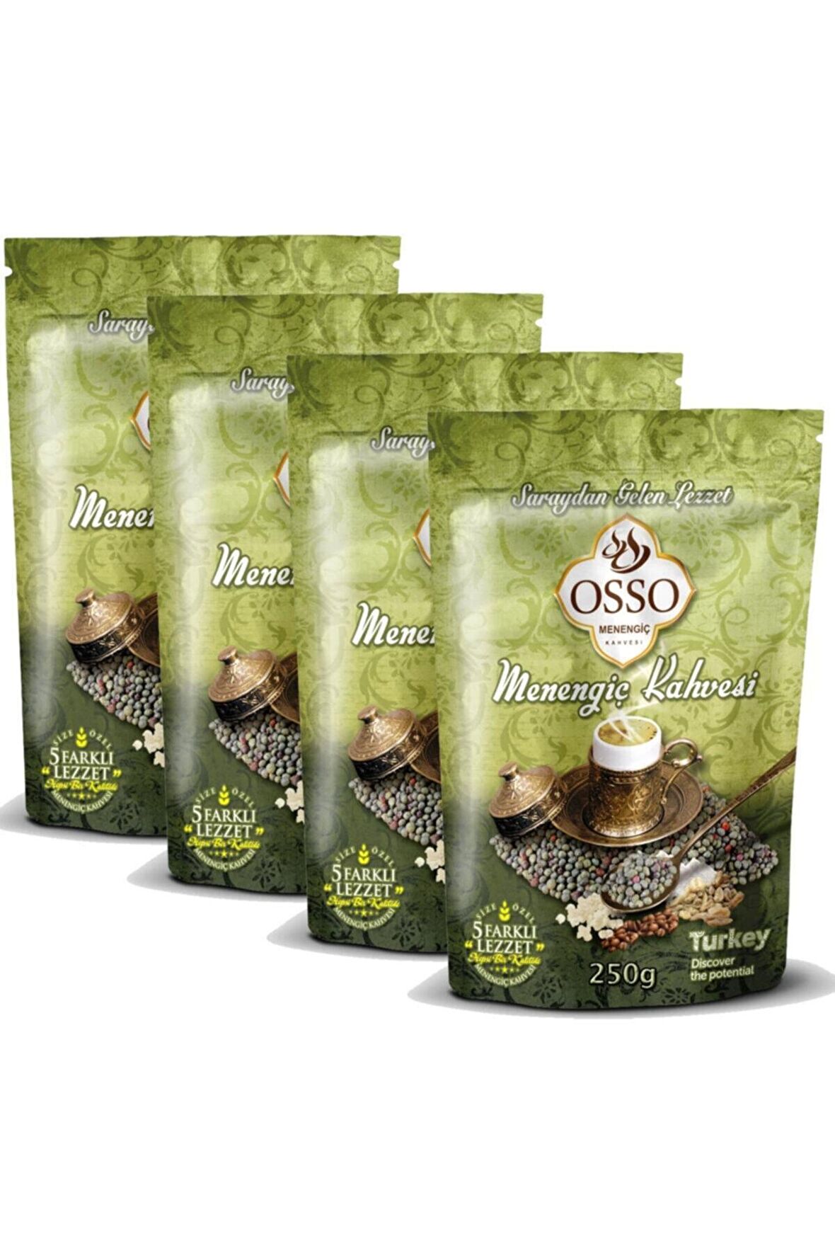 Osso Menengiç Öğütülmüş Türk Kahvesi 4x200 gr 