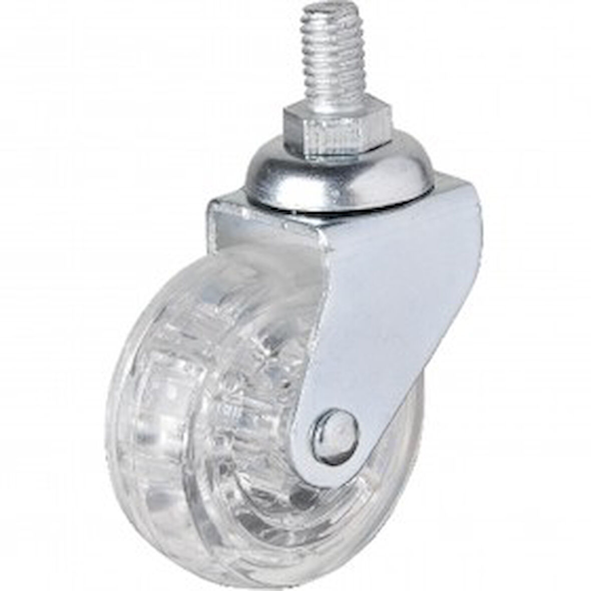 Hts 326 - 50x20'lik Şeffaf Makaralı Vidalı Teker