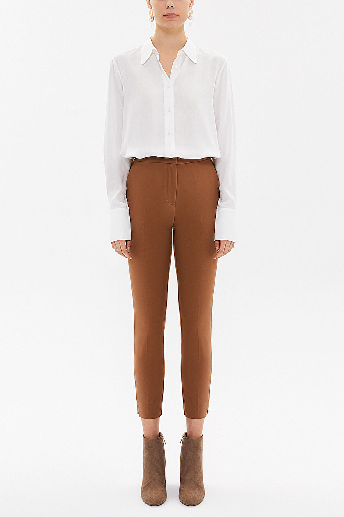 Devetüyü Beli lastikli beş cep pantolon 41368 | 40