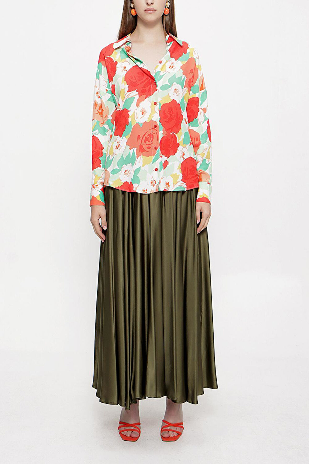 Mercan Bol kesim gömlek 10814 | S