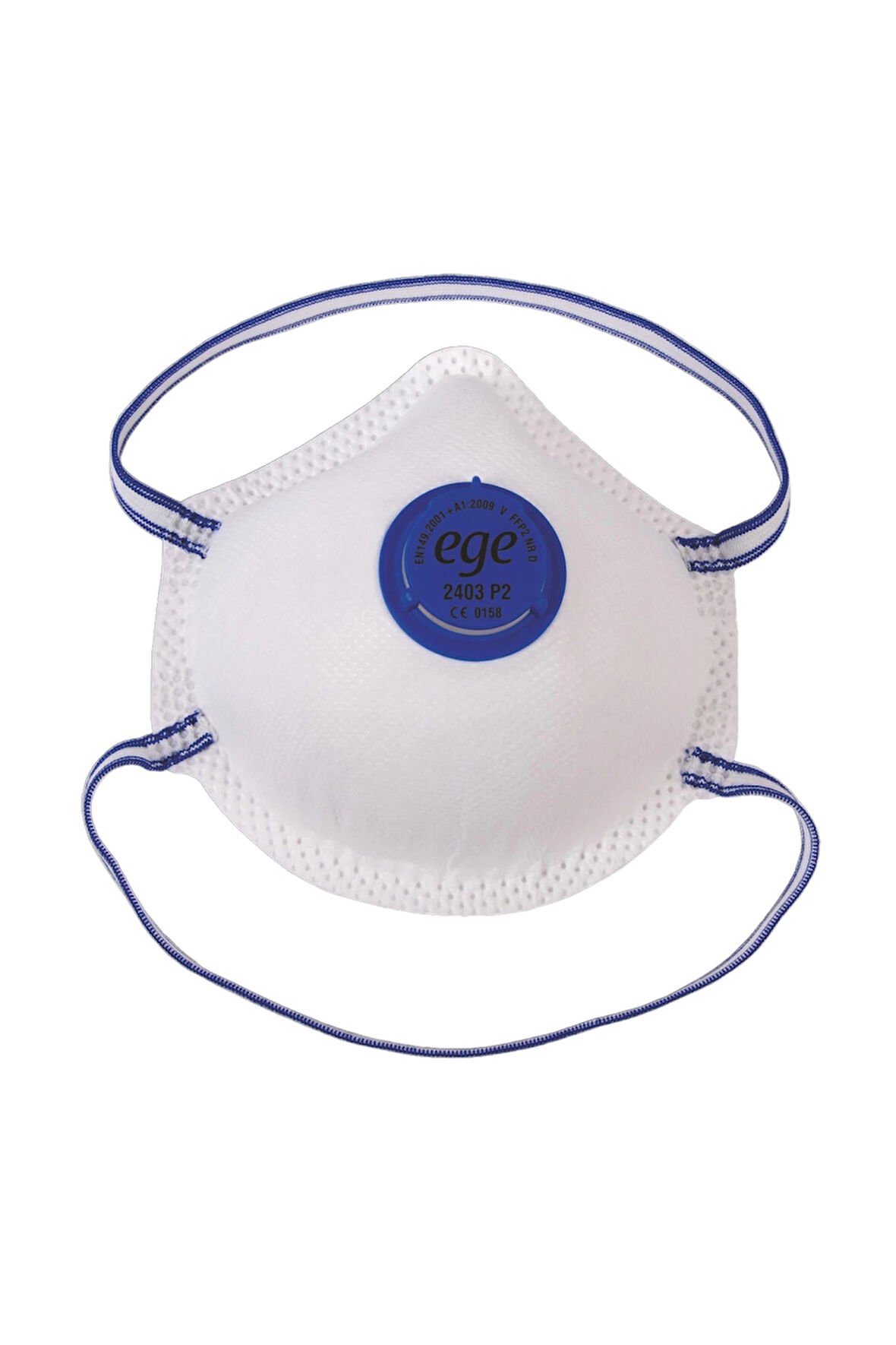 Ege FFP2 2403 Kubbe Ventilli Tam Yüz Koruyucu Maske