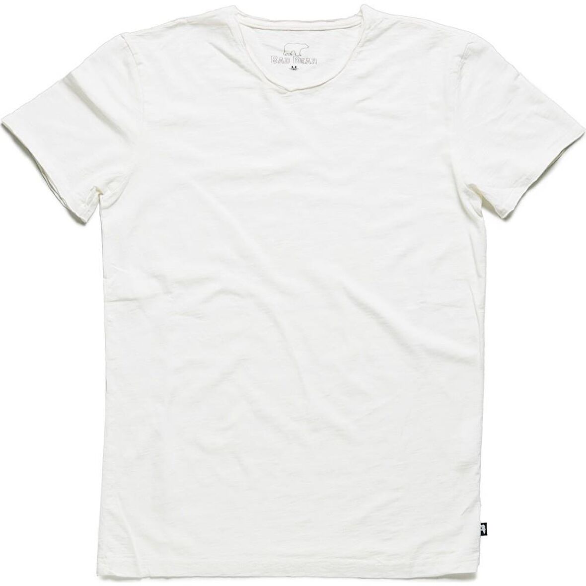 Bad Bear O-Neck T-Shirt Off-White Beyaz Basic Erkek Tişört 