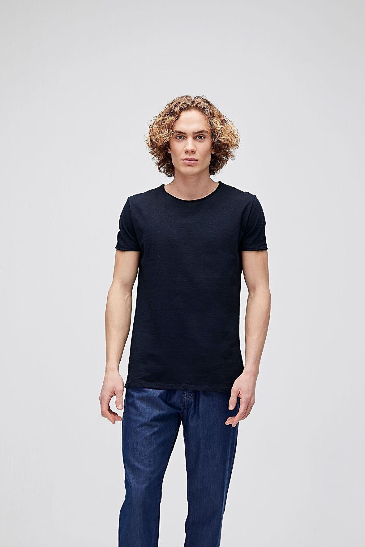 Bad Bear O-Neck T-Shirt Lacivert Basic Erkek Tişört 