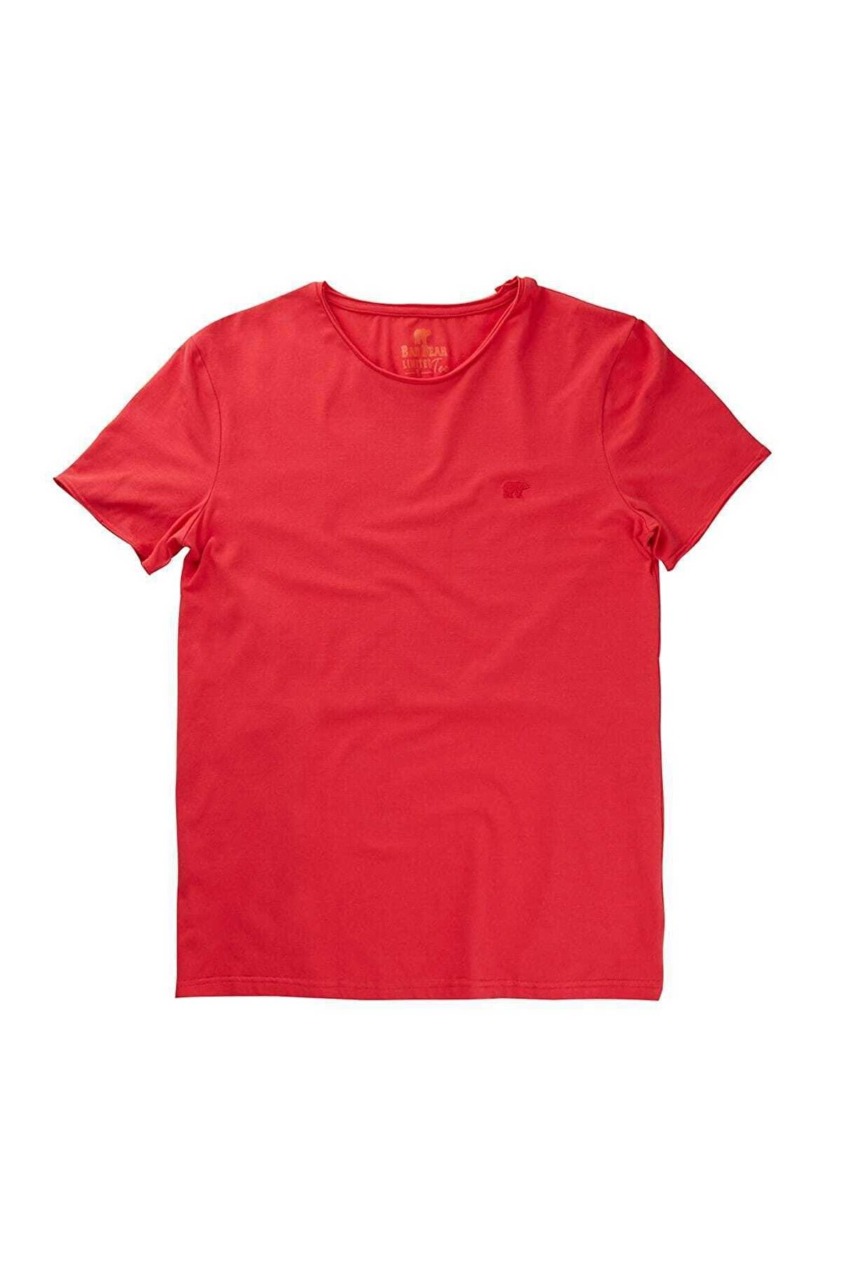 Solid T-Shirt Vermilion Basic Kırmızı Erkek Tişört 