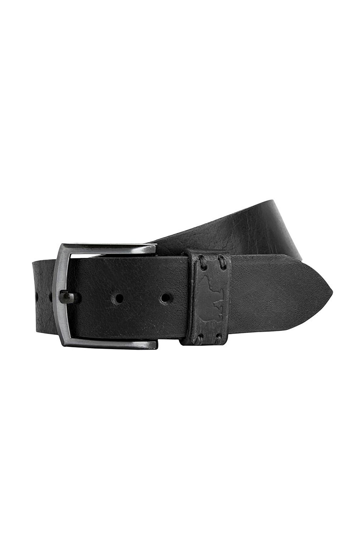 Bad Bear Erkek Siyah Kemer Western Belt