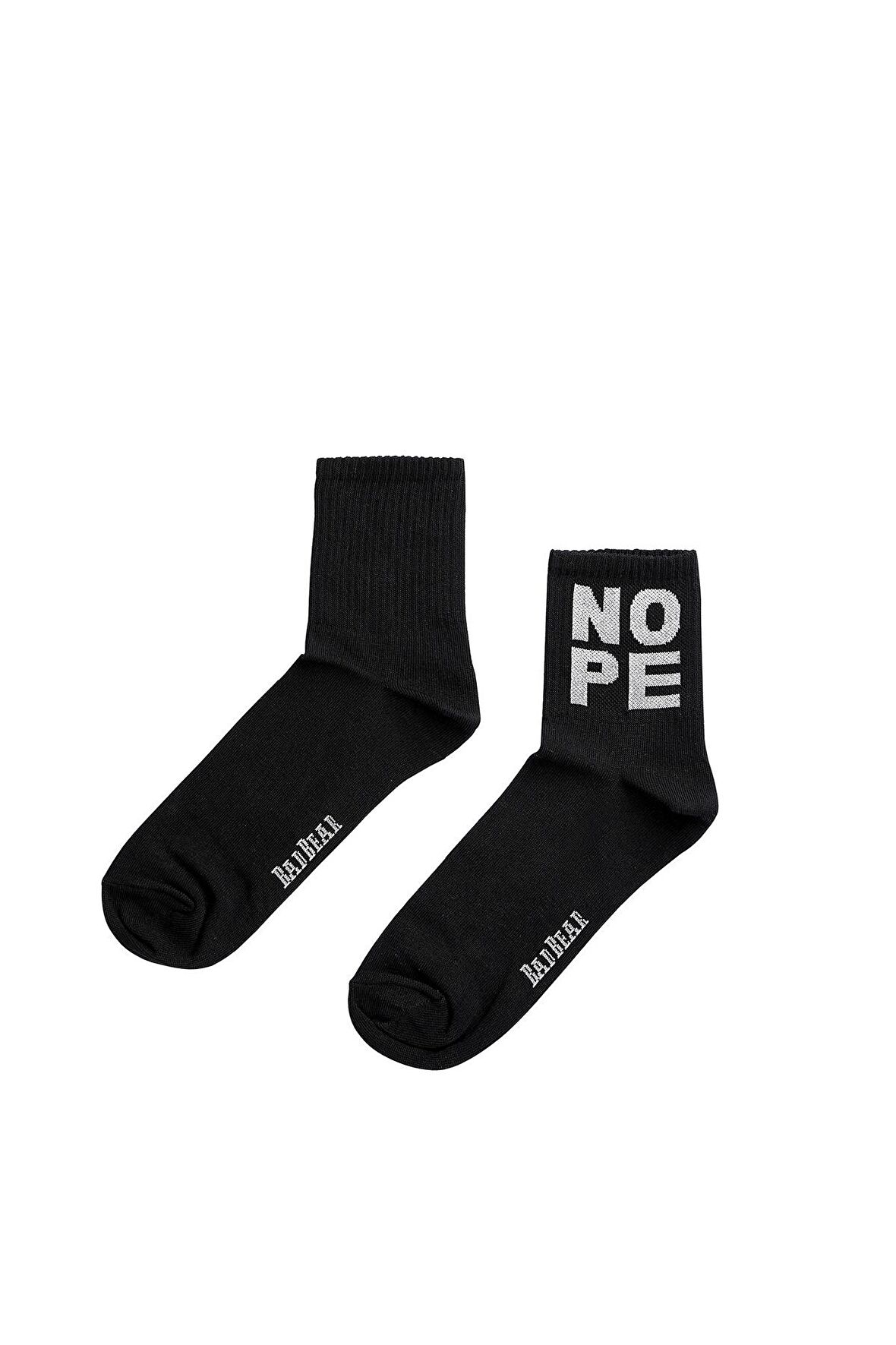 Nope Tall Siyah Baskılı Unisex Çorap