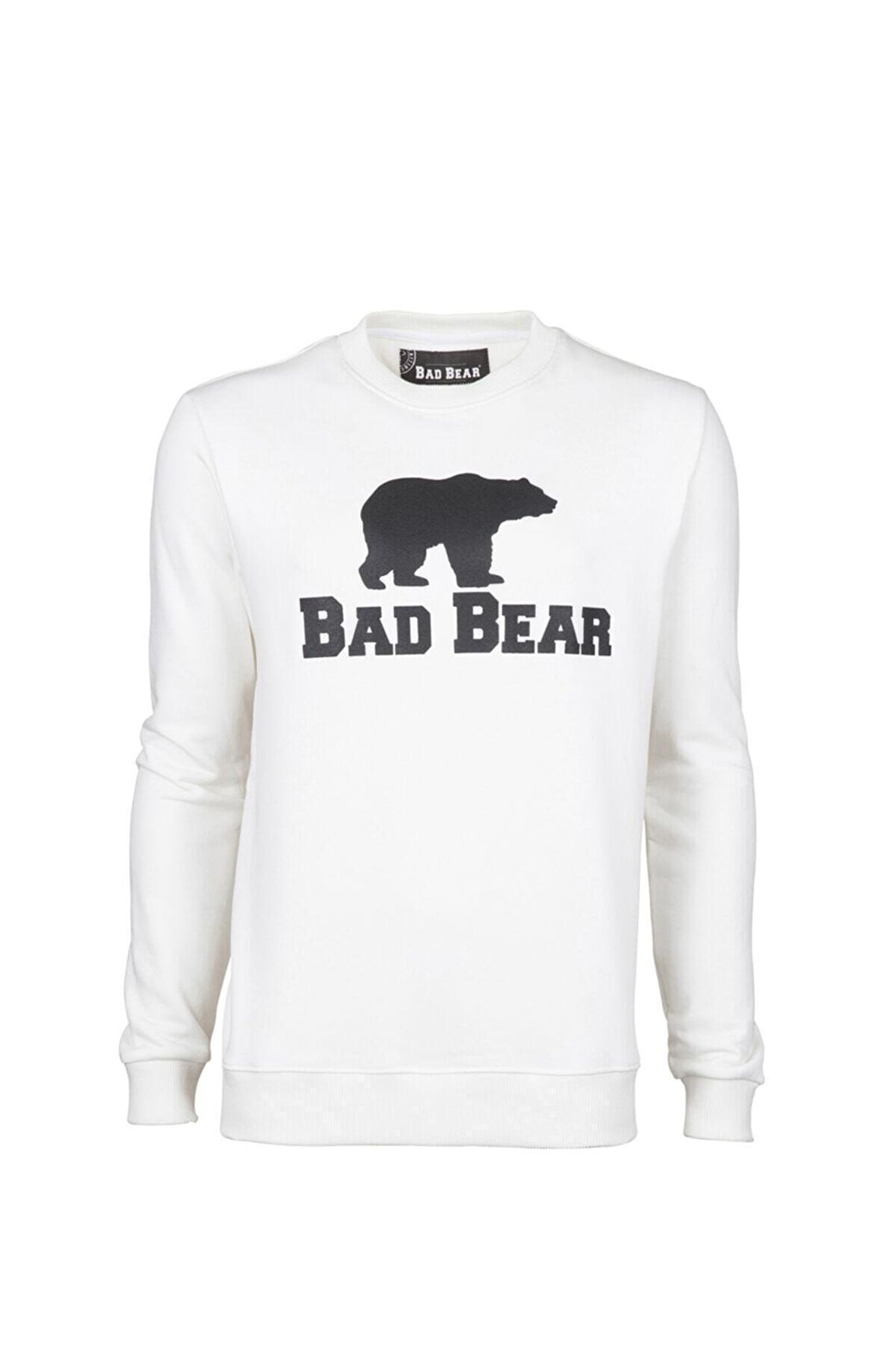 Bad Bear Erkek Baskılı Sweatshirt 20.02.12.011 BEYAZ-XXL