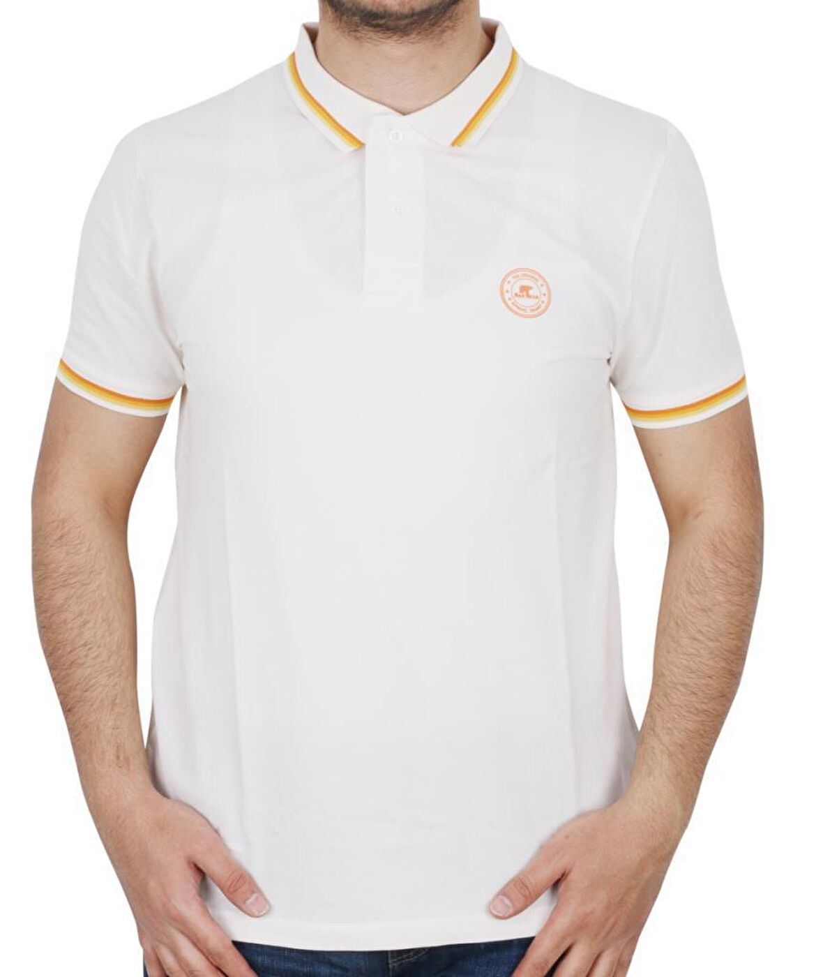 Groove Off-White Beyaz Polo Yaka Erkek T-Shirt