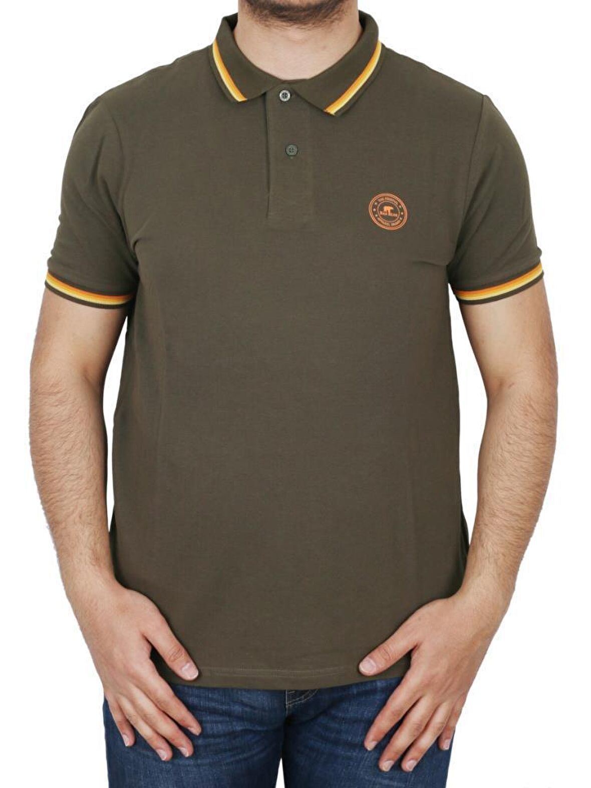 Groove Haki Yeşil Polo Yaka Erkek T-Shirt