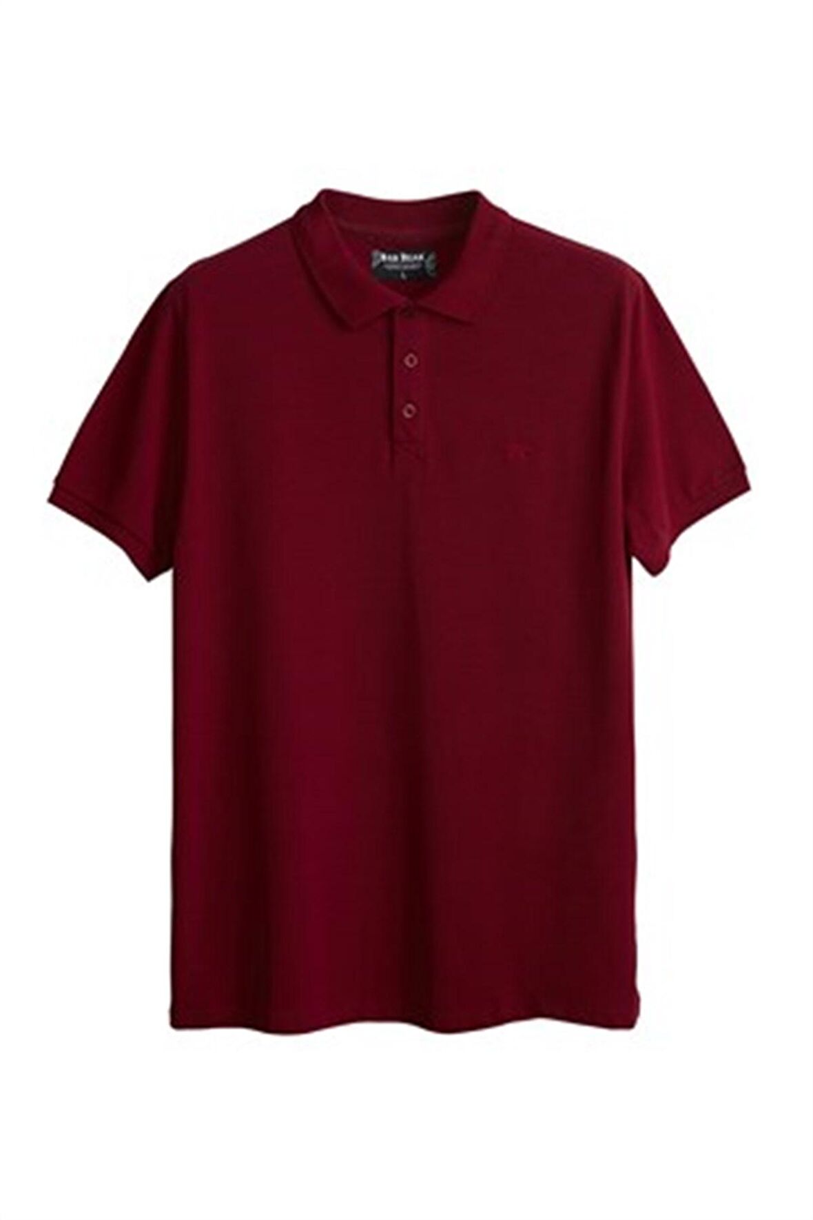 Stark KS Bordo Polo Yaka King Size Erkek T-Shirt