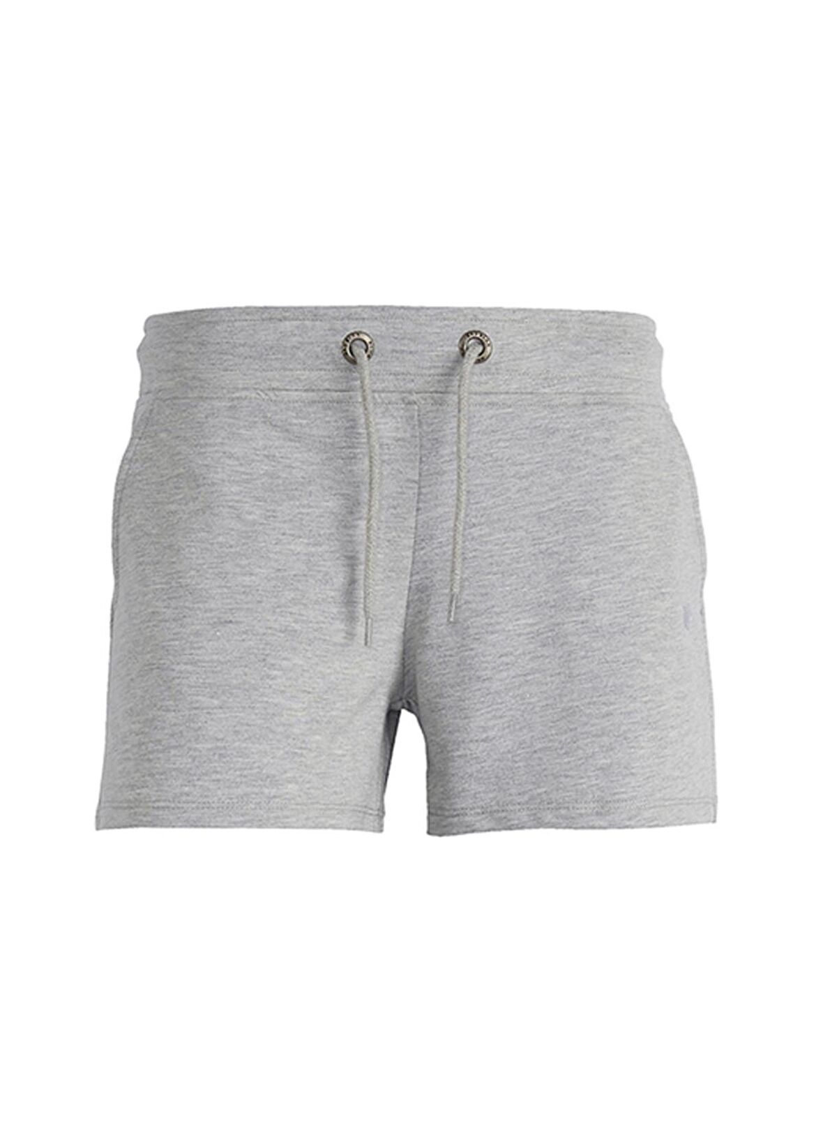 Sierra SweatShorts Gri Melanj Kadın Şort