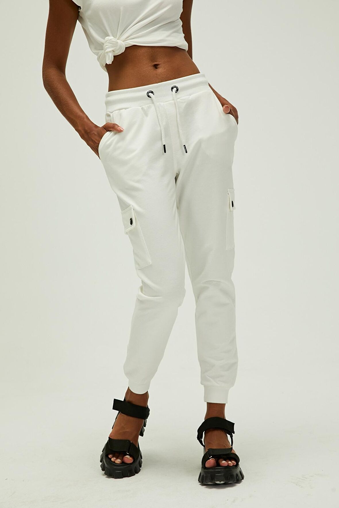 Vienna SweatPants Off-White Beyaz Kadın Eşofman Altı