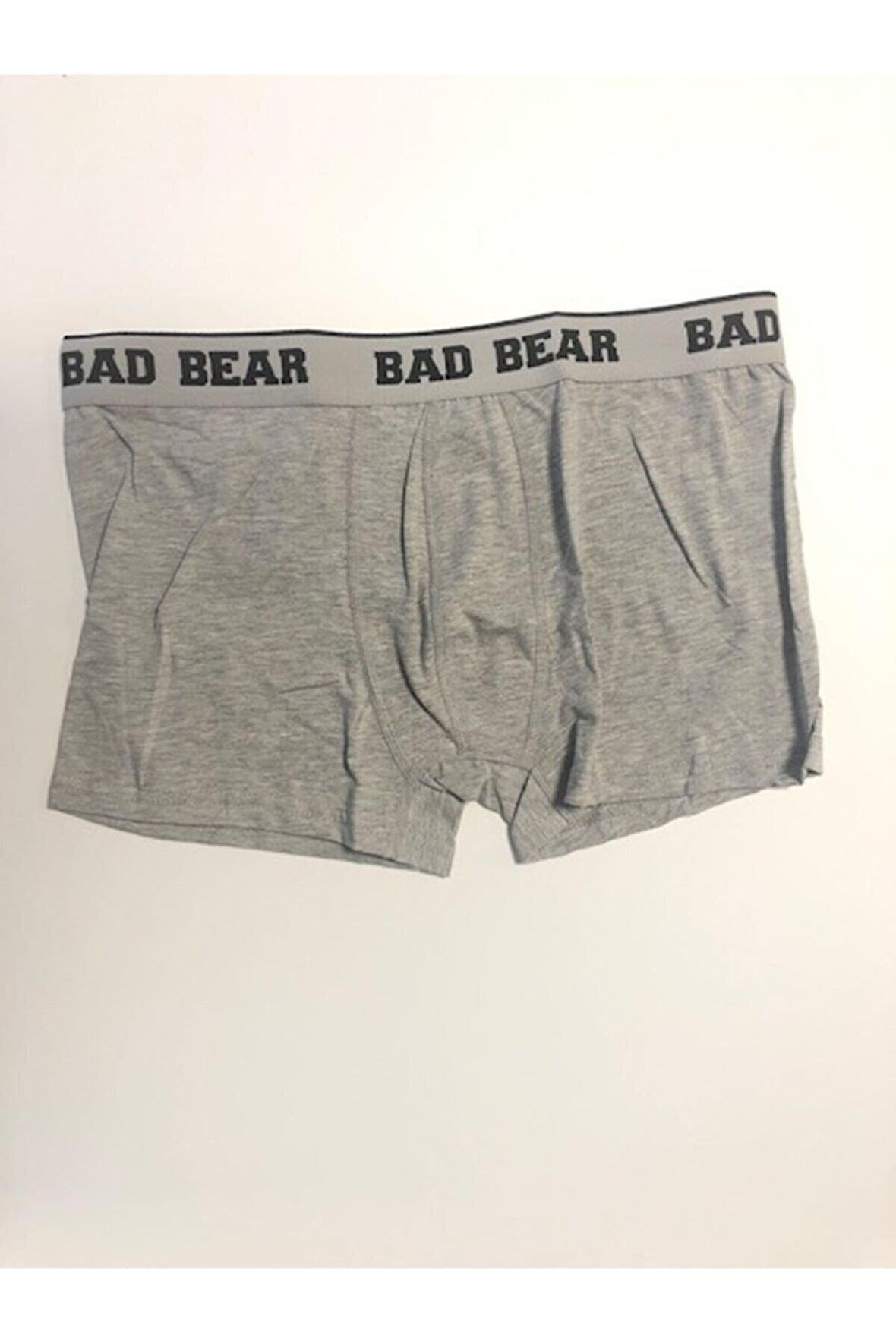 Basic Gri Melanj Erkek Boxer