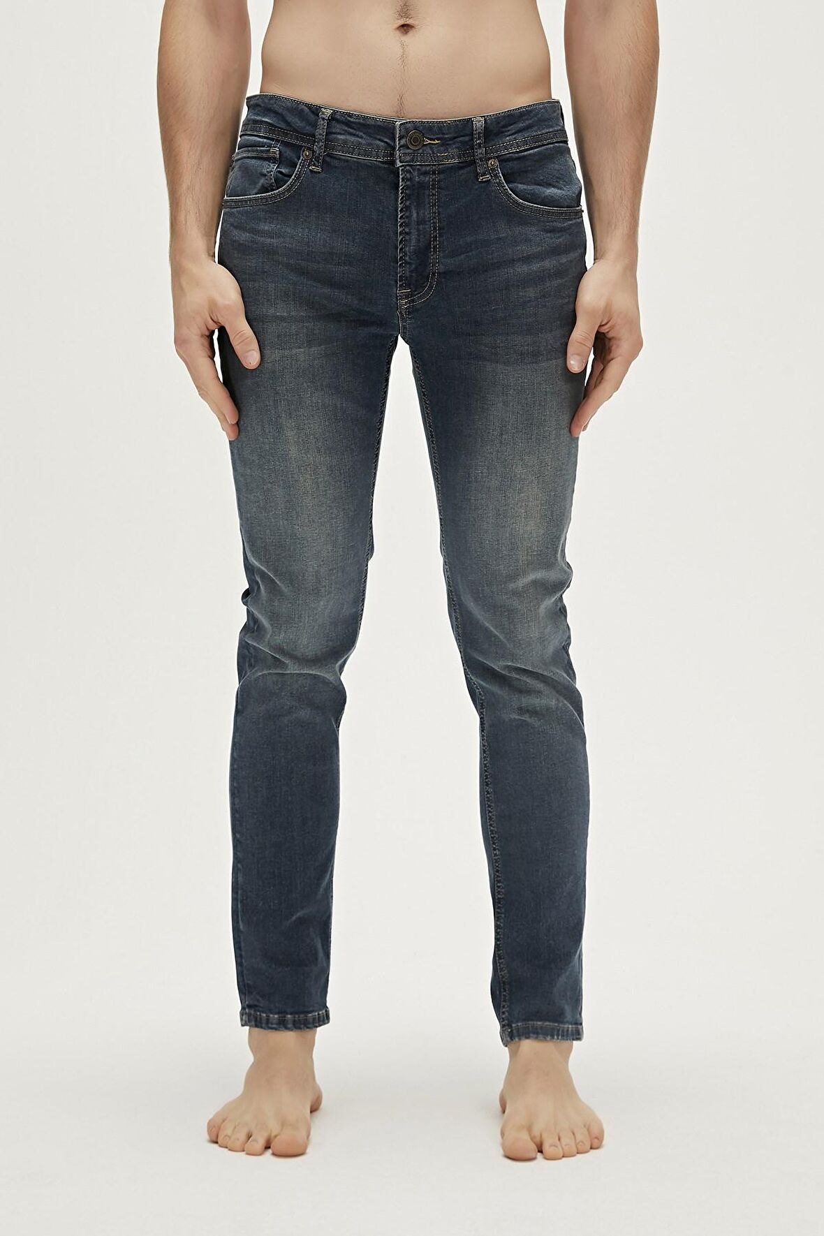 Franco Jeans Okyanus Mavi Erkek Denim Pantolon