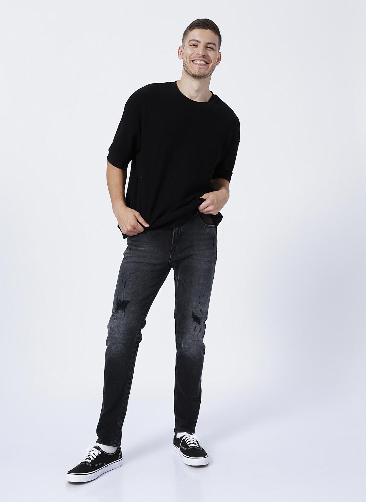 Palermo Jeans Siyah Erkek Denim Pantolon