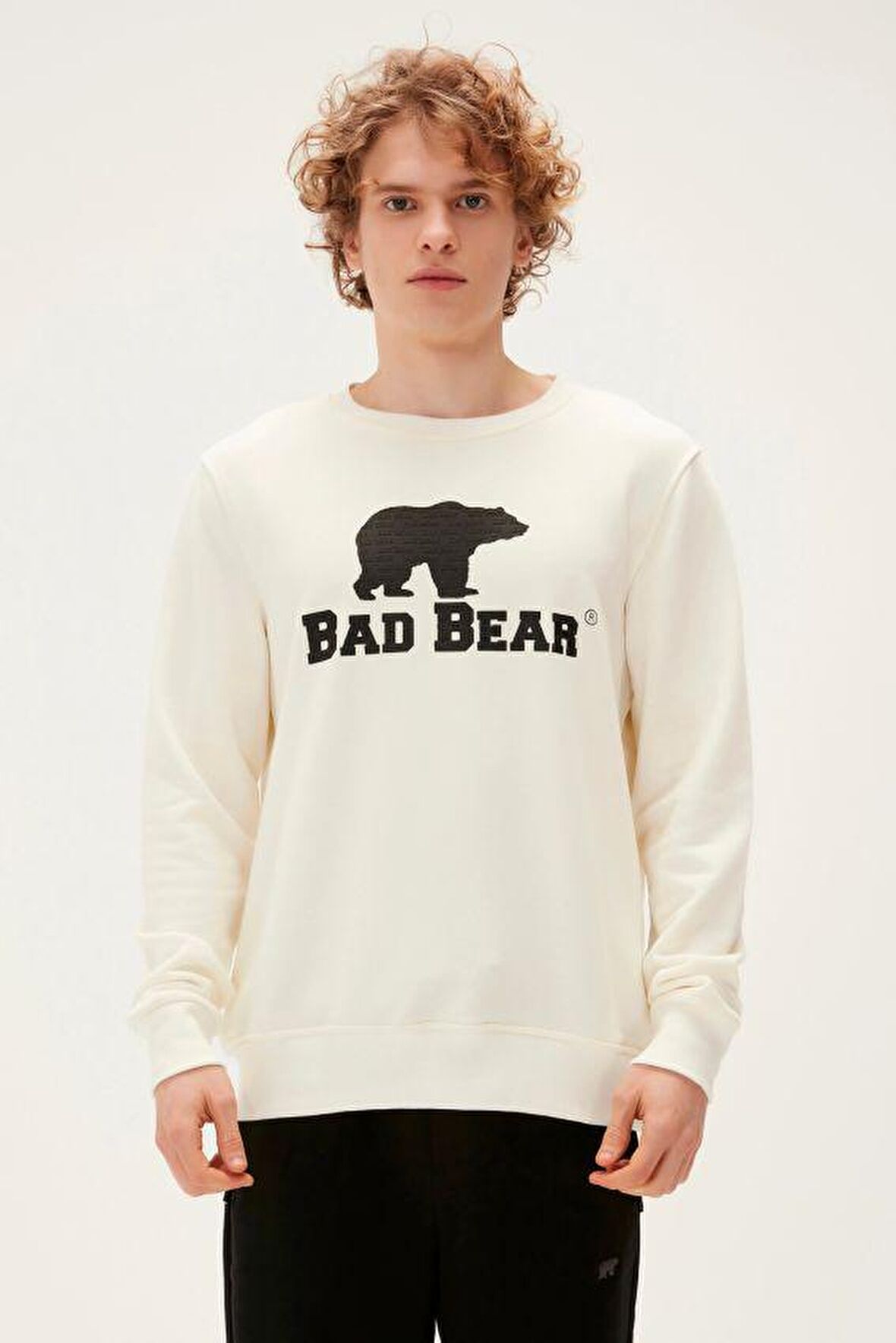 Bad Bear 22.02.12.007-C108 Logo Crewneck Erkek Sweatshirt