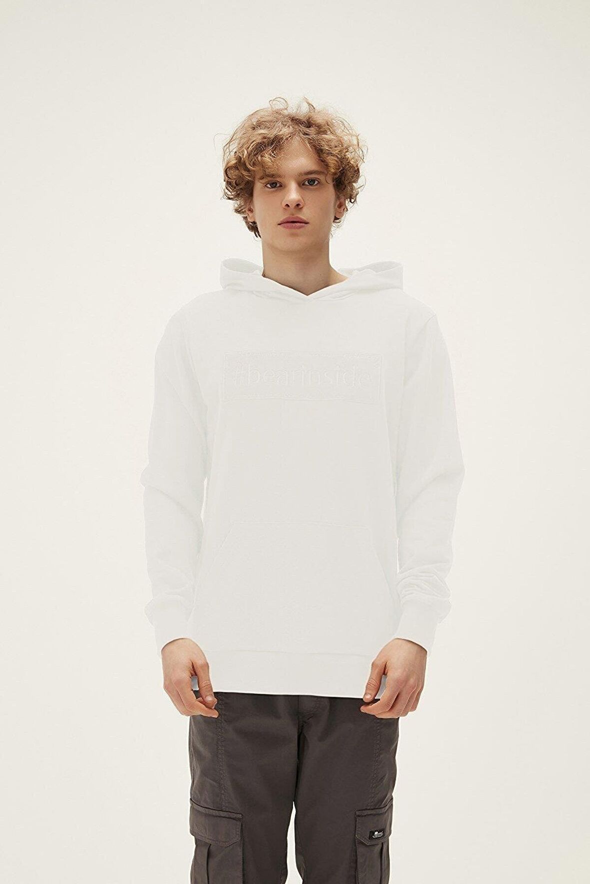 INSIDE PATCH HOODIE OFF-WHITE