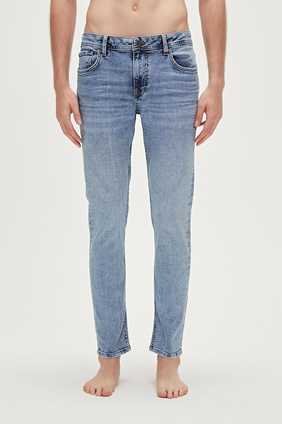 Franco Jeans Buz Mavi Erkek Denim Pantolon