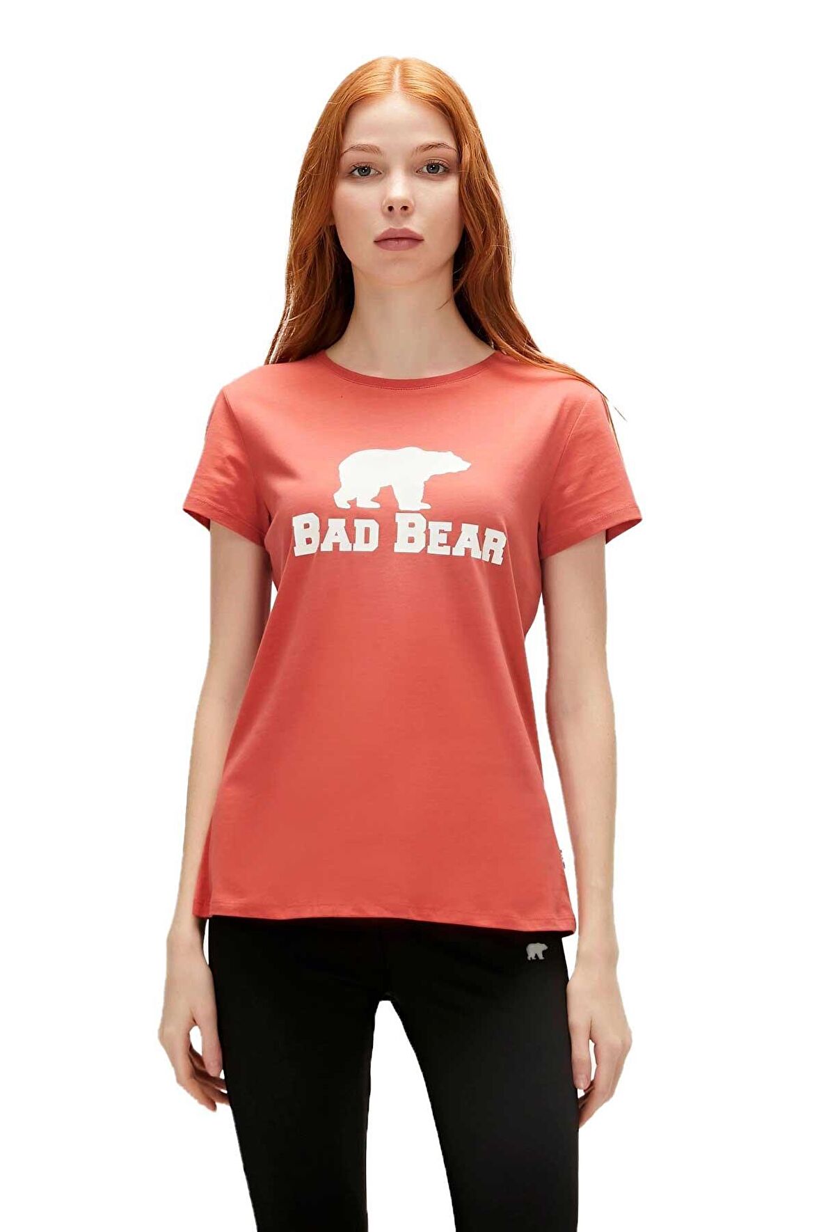 Logo Tee T-Shirt Ginger Tarçın Baskılı Kadın Tişört