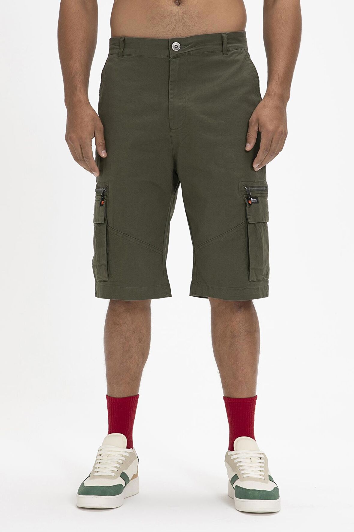 Rope SweatShorts Haki Yeşil Erkek Şort