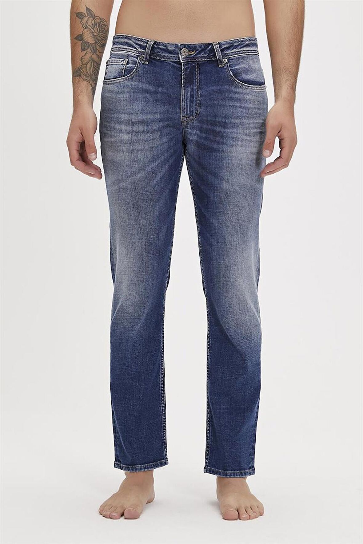 Franco Jeans Light Mavi Erkek Denim Pantolon