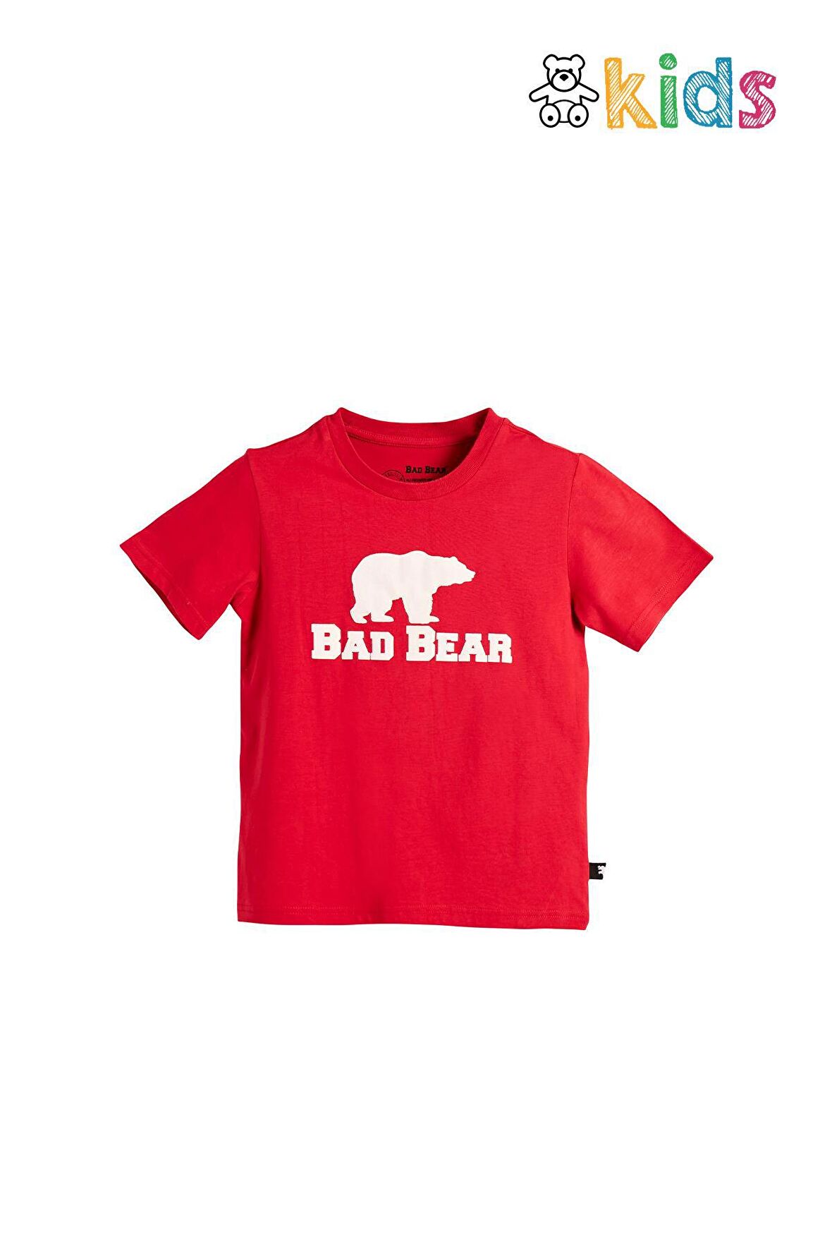 Bear Tee Kids Crimson Red Kırmızı T-Shirt Çocuk Tişört