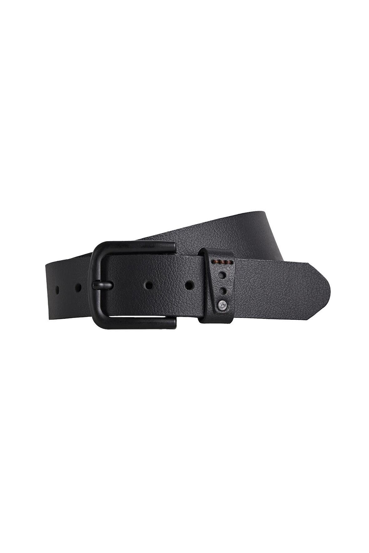 Fade İn Belt Siyah Deri Erkek Kemer