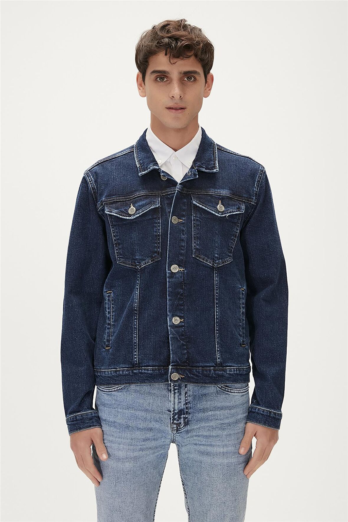 Roy Denim Koyu Mavi Erkek Jacket