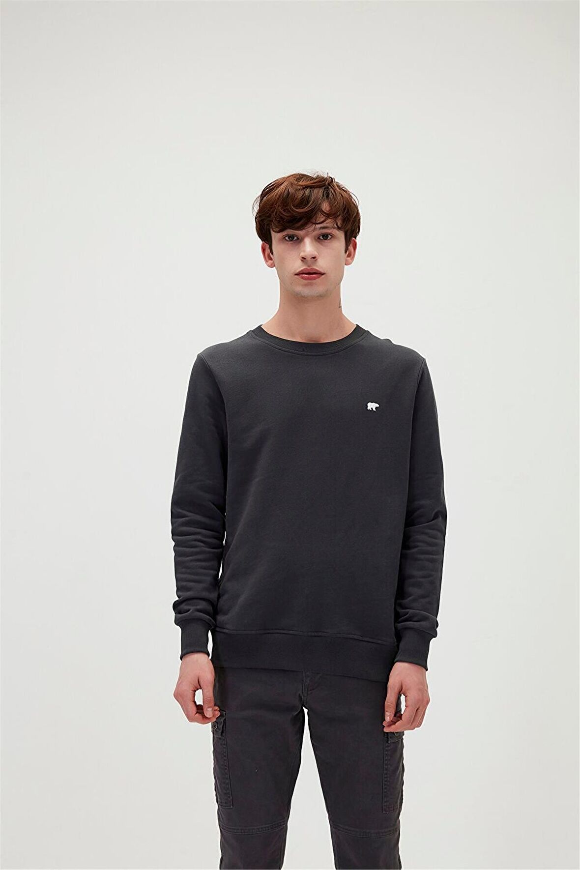 Presage Crewneck Antrasit King Size Erkek Sweatshirt