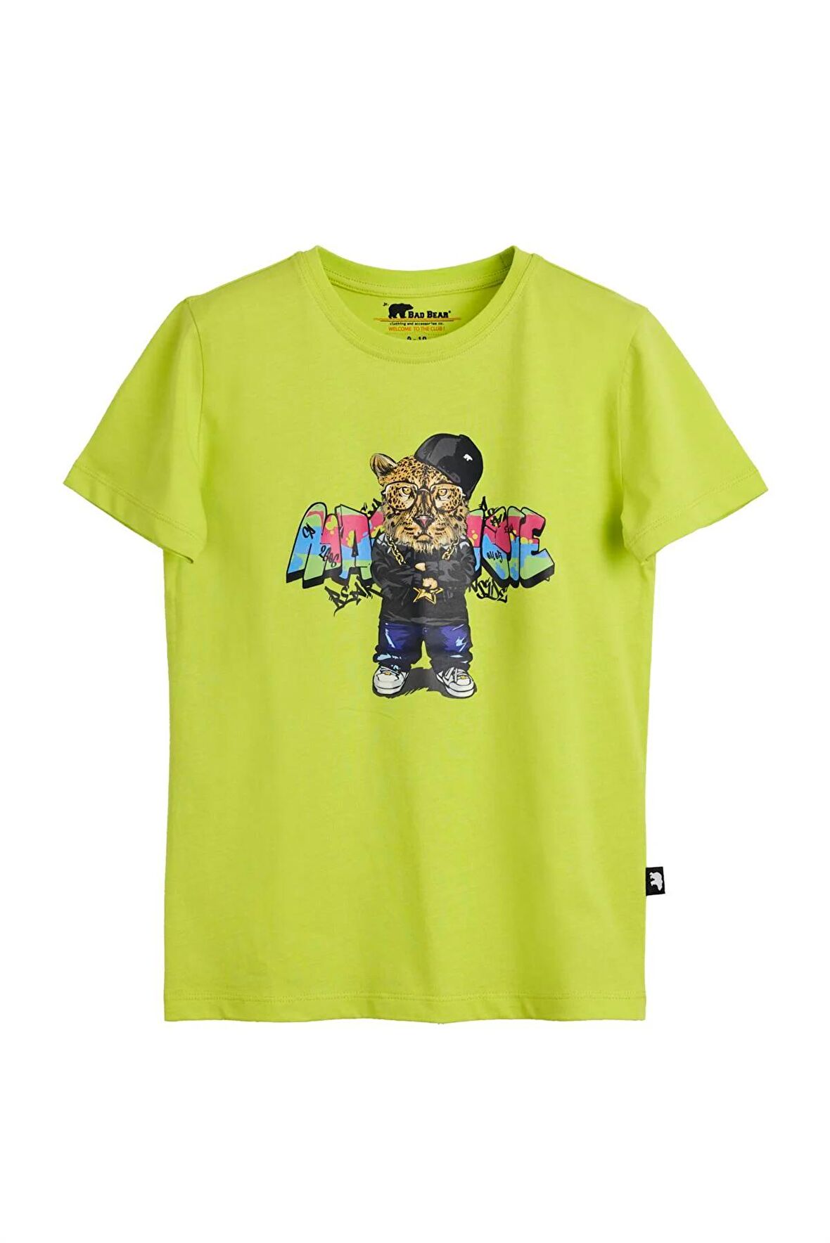 Youze Yeşil Baskılı Çocuk Tişört