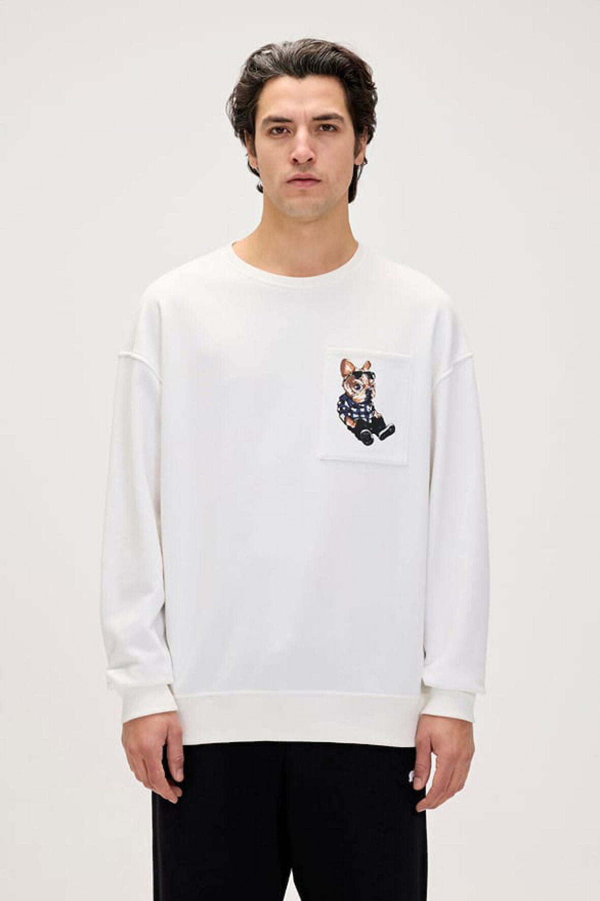 Bad Bear 24.02.12.015 Javed Crewneck Erkek Sweatshirt