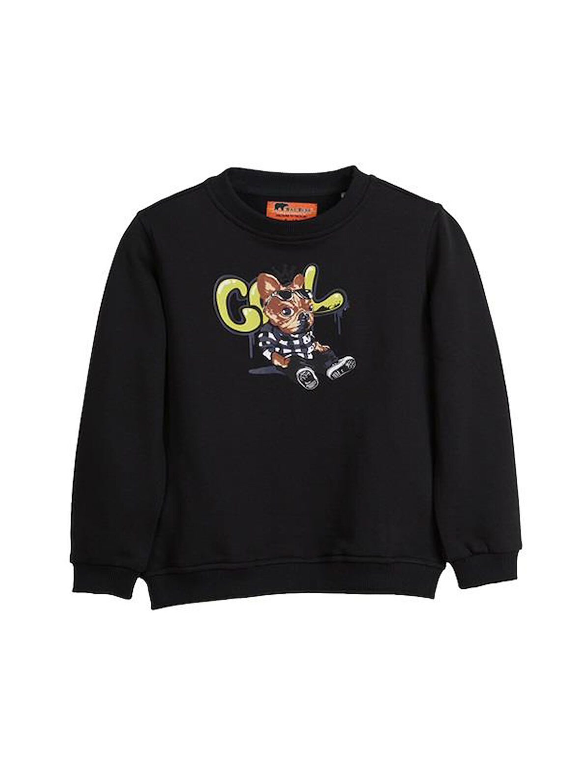 Bad Bear Javed Crewneck JR Night Çocuk Siyah Sweatshirt