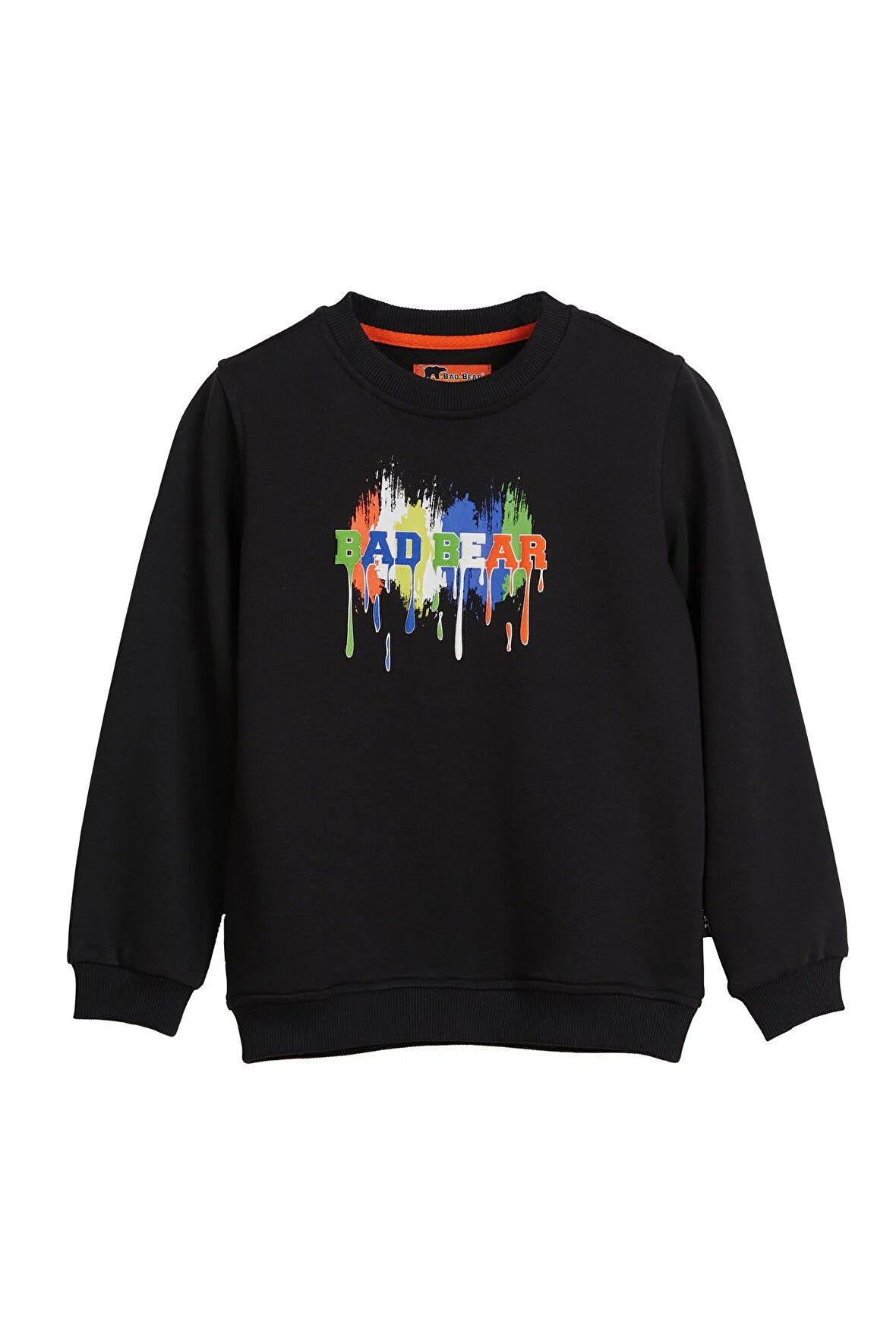 Hued Sİyah Çocuk Baskılı Sweatshirt