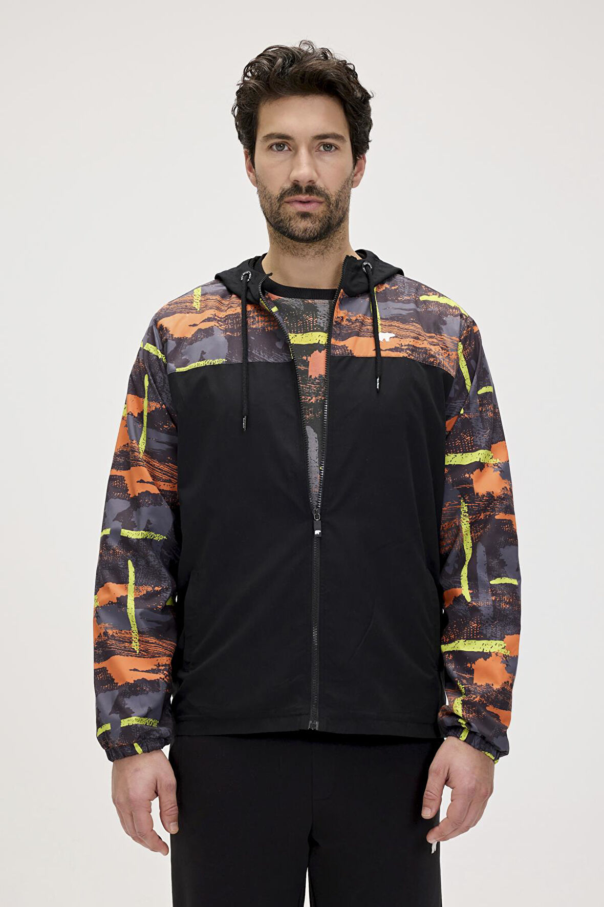 Bad Bear Doyle WindBreaker Erkek Rüzgarlık Sweatshirt Siyah