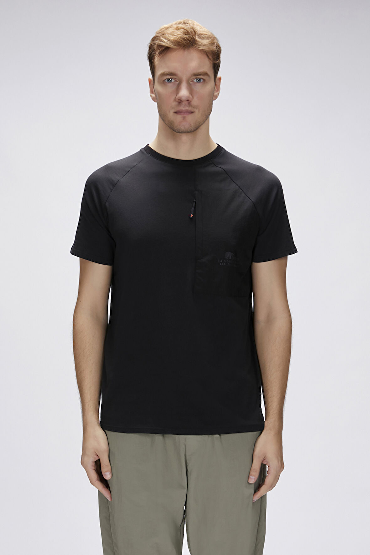 Simon Siyah Erkek Baskılı Tişört