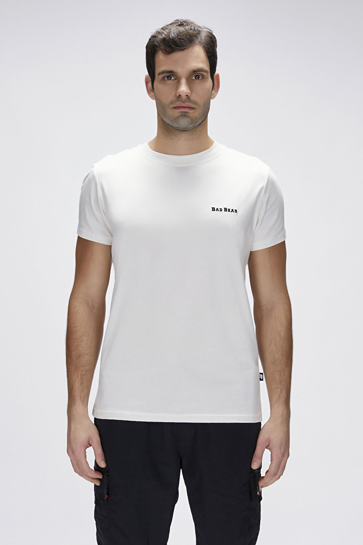 Baldwin Beyaz Erkek Baskılı Tişört