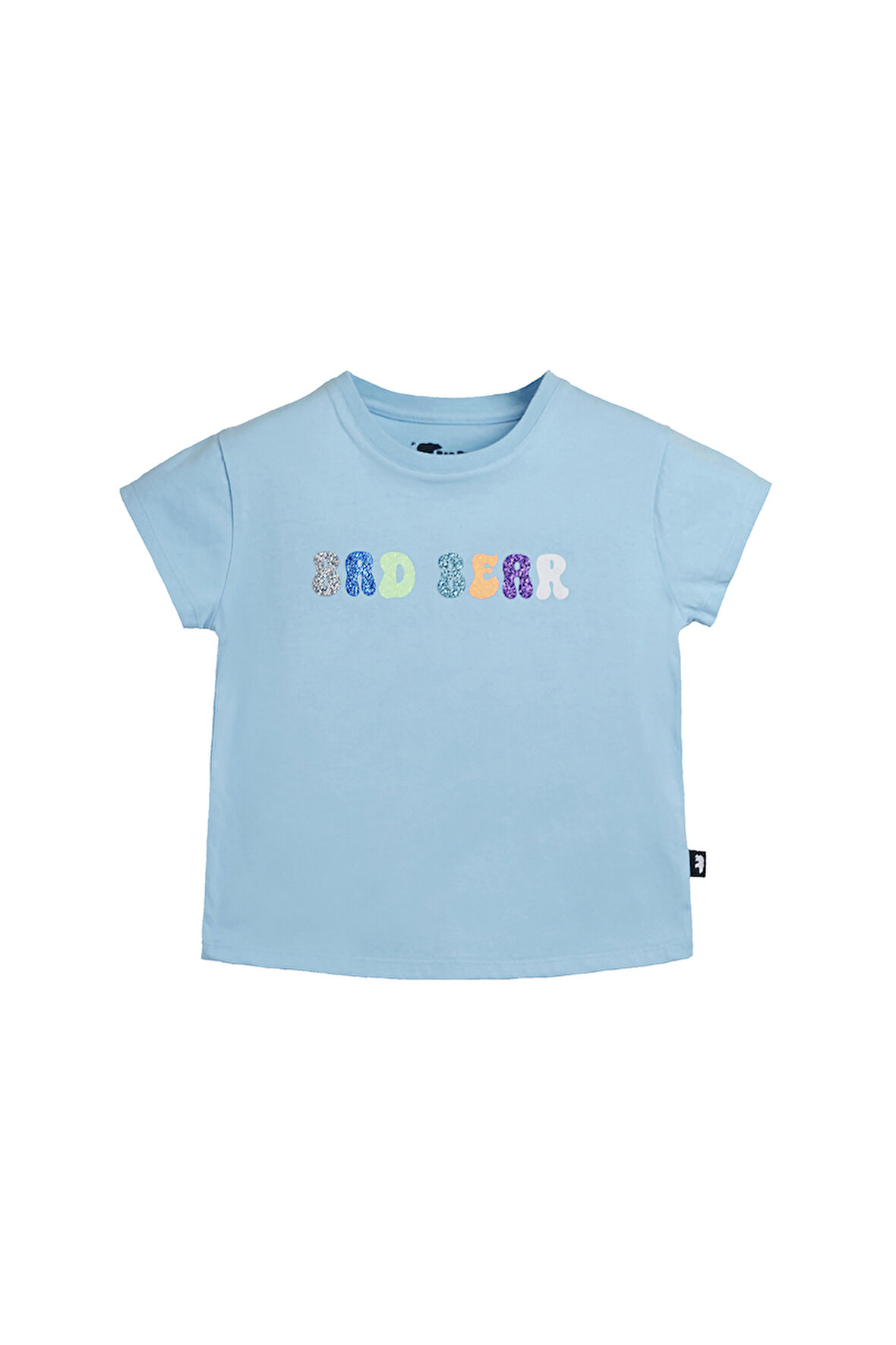 Gilda Mavi Baskılı Kız Çocuk Tişört
