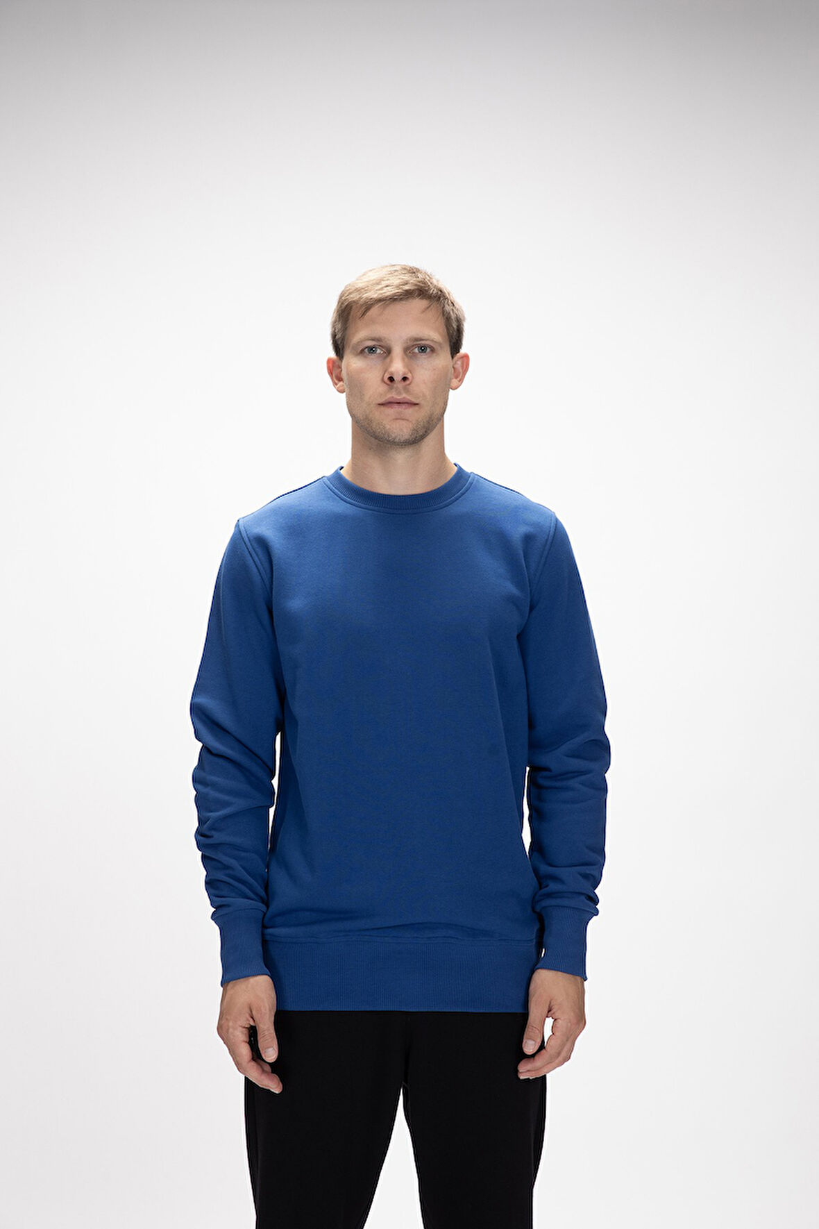 Bad  Bear Corner Crewneck Erkek Sweatshirt Mavi