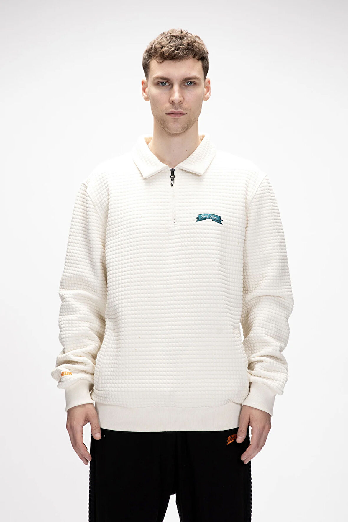 Diez Marshmallow Yarım Fermuarlı Erkek Sweatshirt